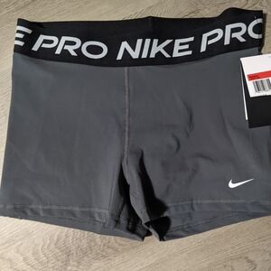 Nike Pro Gray Athletic Shorts
